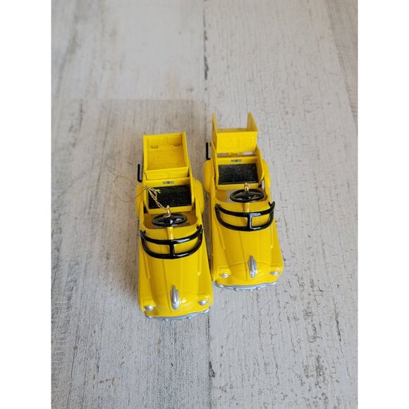 Hallmark 1997 Murray dump truck yellow ornament Xmas set - Picture 5 of 7